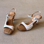 Autumn Ladies Elegant Style Braided Retro Fashion Casual Shoes