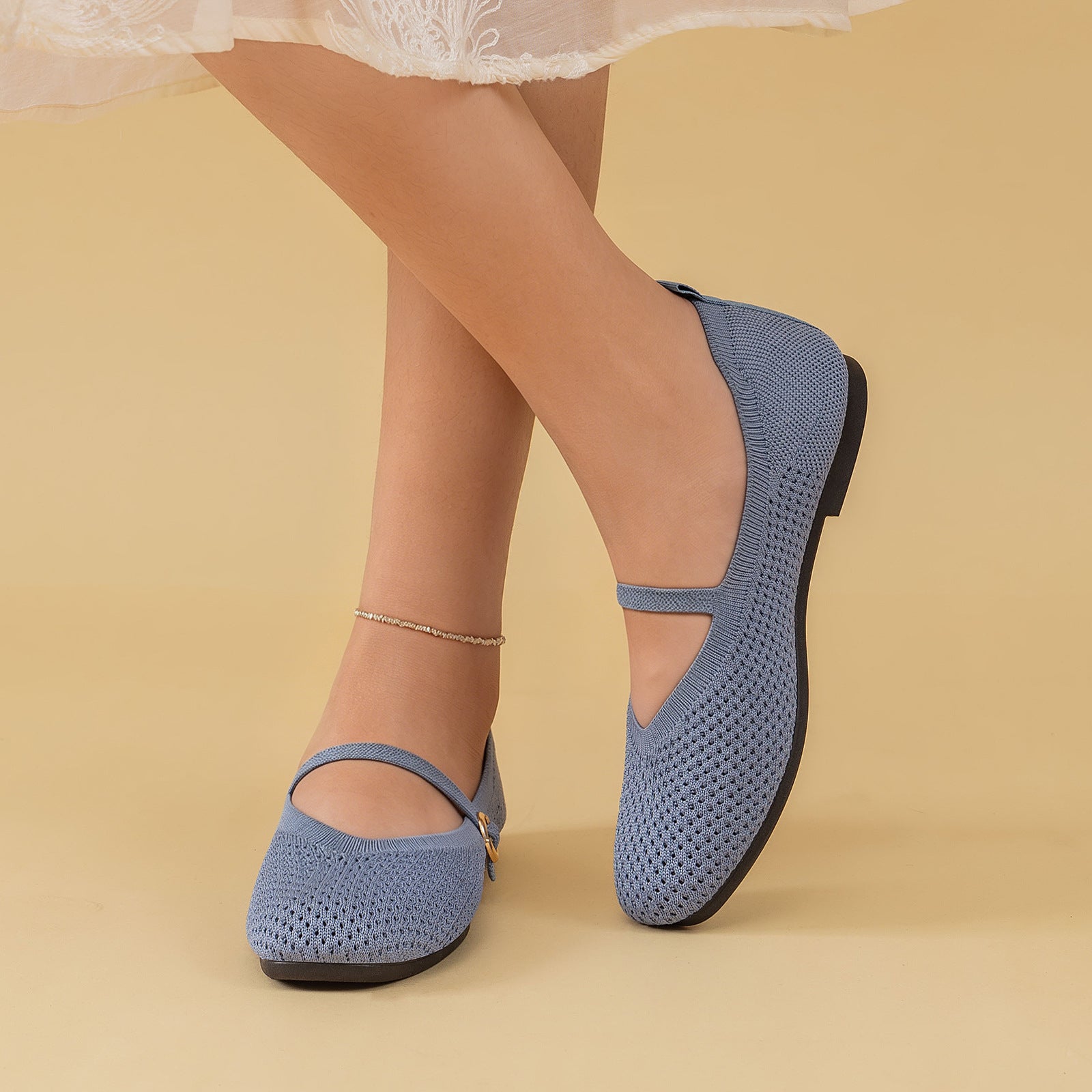 Women's New Autumn 2026 Breathable Mesh Cut-Out Casual Shoes