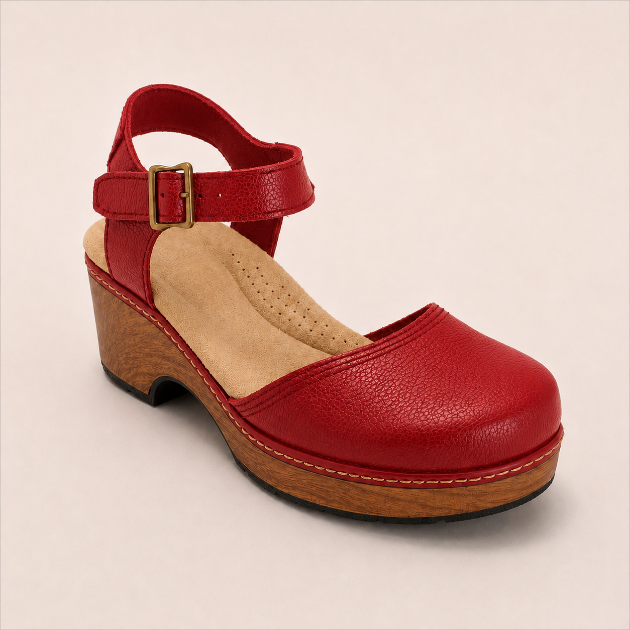 Women's Elegant Genuine Leather Platform Sandals