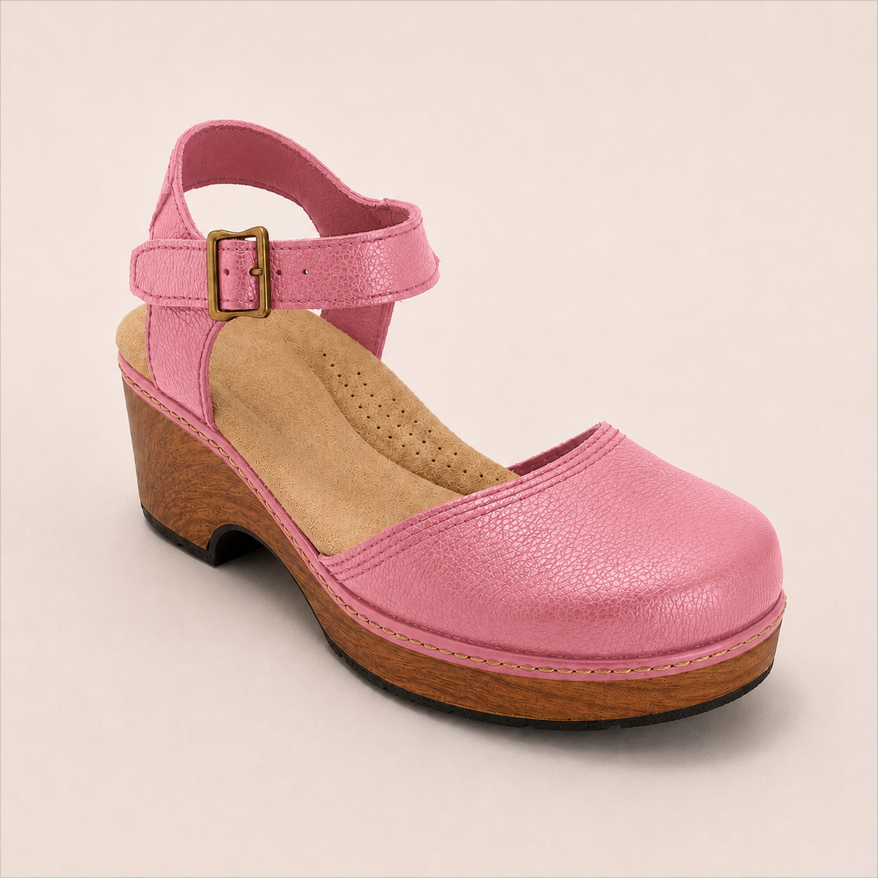Women's Elegant Genuine Leather Platform Sandals
